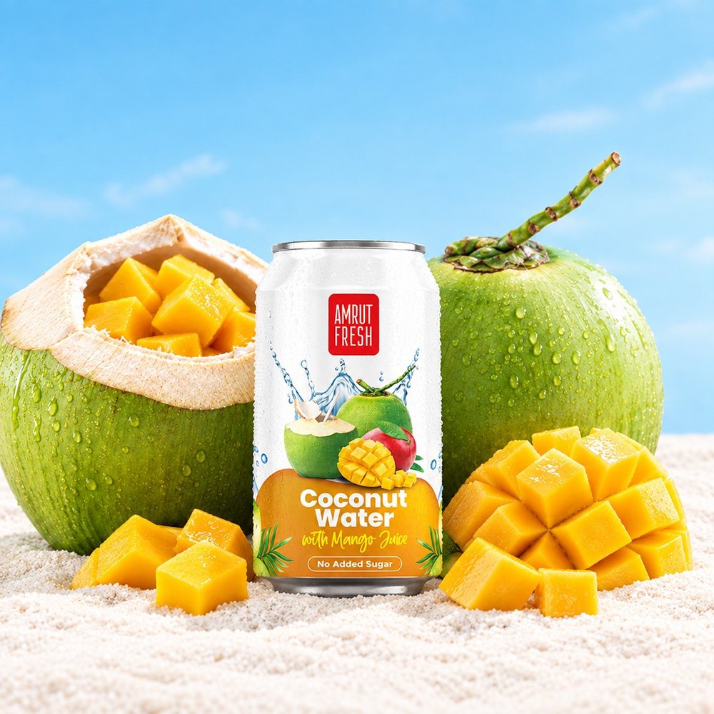 Amrut Fresh Coconut water with Mango Juice